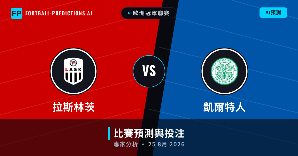 拉斯林茨 vs 凱爾特人 — 比赛预测和前瞻