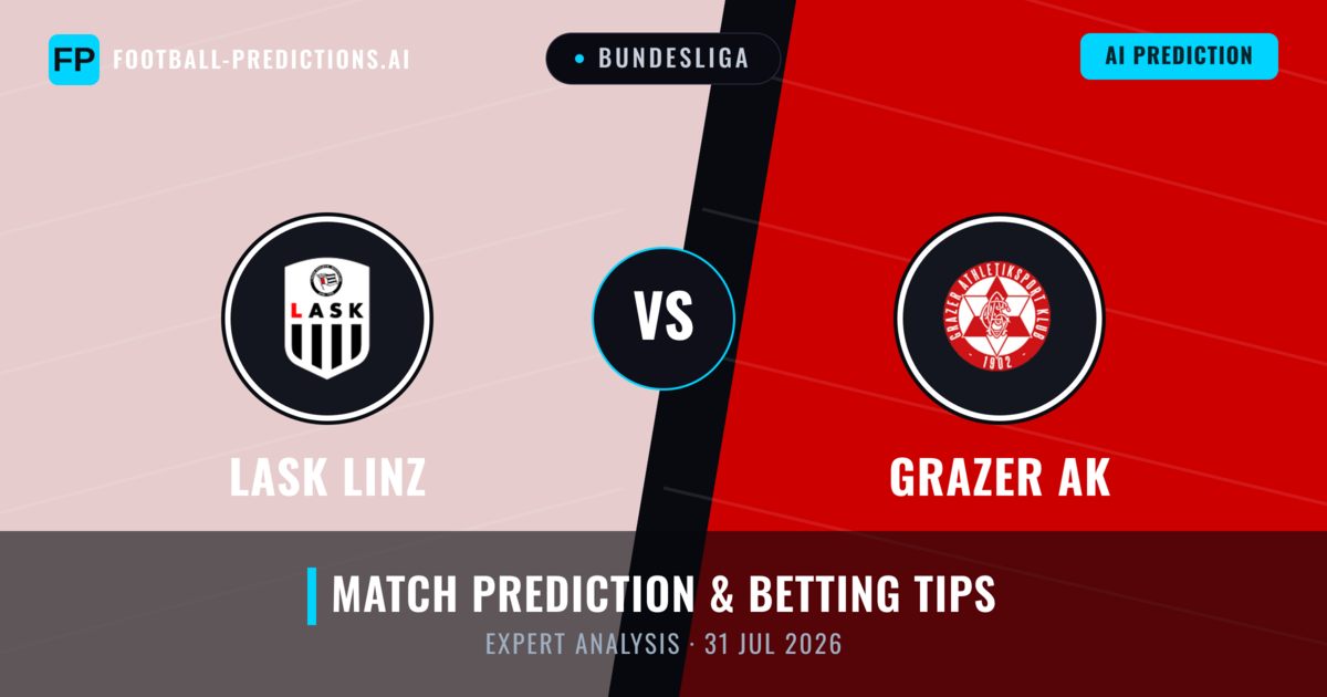 Lask Linz vs Grazer AK — match prediction & preview