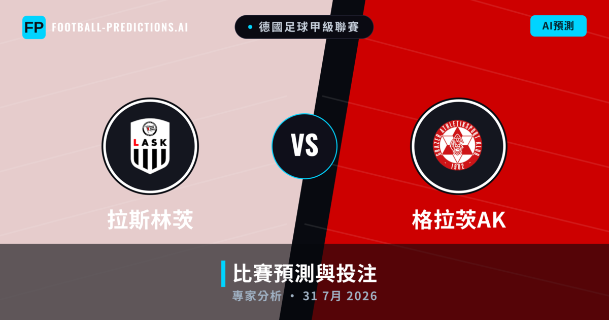拉斯林茨 vs 格拉茨AK — 比赛预测和前瞻