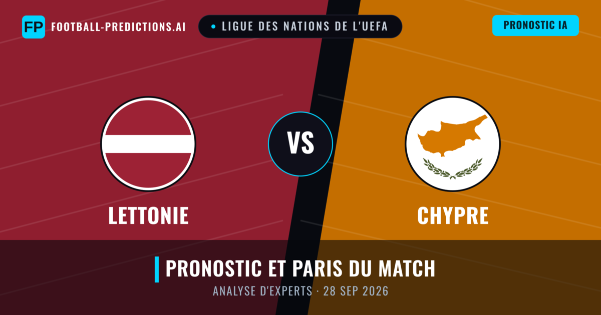 Lettonie vs Chypre — pronostic et avant-match