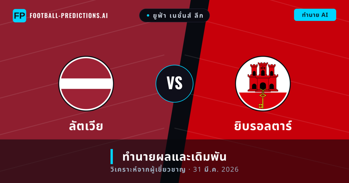 ลัตเวีย พบ ยิบรอลตาร์ — ทำนายผลและพรีวิวการแข่งขัน