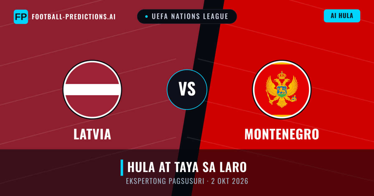 Latvia vs Montenegro — hula at preview ng laban