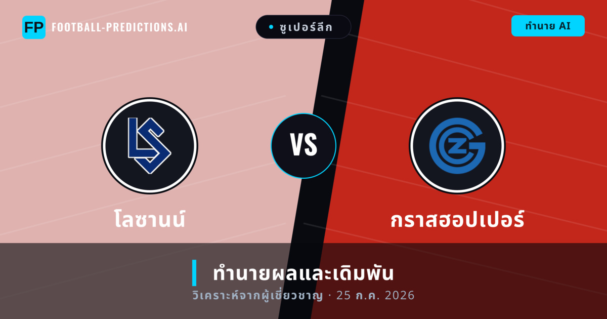 โลซานน์ พบ กราสฮอปเปอร์ — ทำนายผลและพรีวิวการแข่งขัน