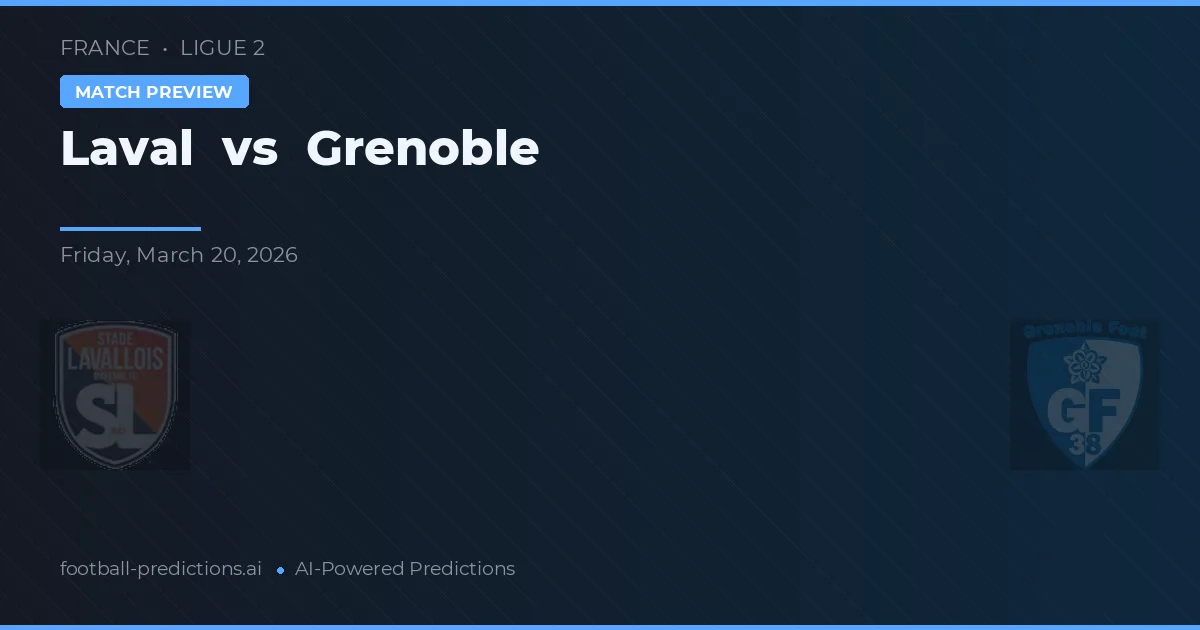Laval vs Grenoble — Prognose und Spielvorschau