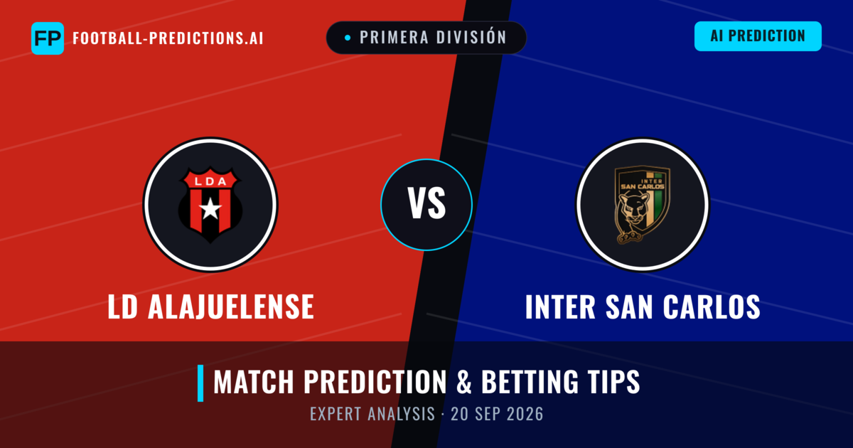 LD Alajuelense vs Inter San Carlos — match prediction & preview