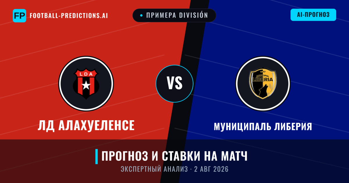 ЛД Алахуеленсе – Муниципаль Либерия — прогноз и превью матча