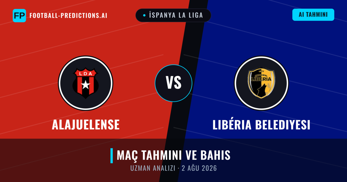 Alajuelense - Libéria Belediyesi — maç tahmini ve önizleme