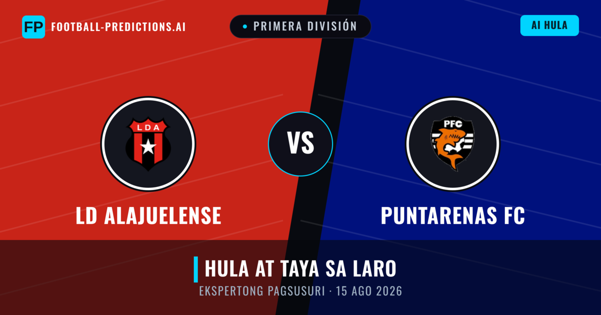 LD Alajuelense vs Puntarenas FC — hula at preview ng laban