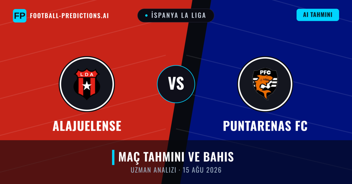 Alajuelense - Puntarenas FC — maç tahmini ve önizleme