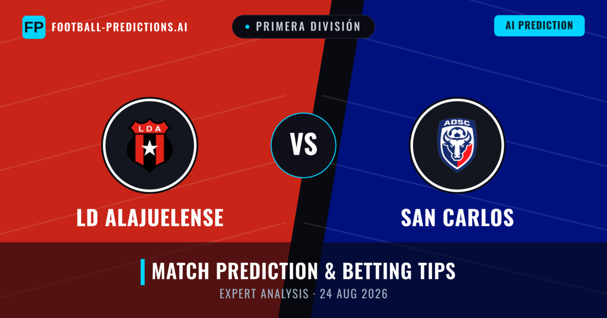 LD Alajuelense vs San Carlos — match prediction & preview