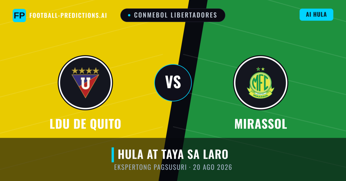 LDU de Quito vs Mirassol — hula at preview ng laban
