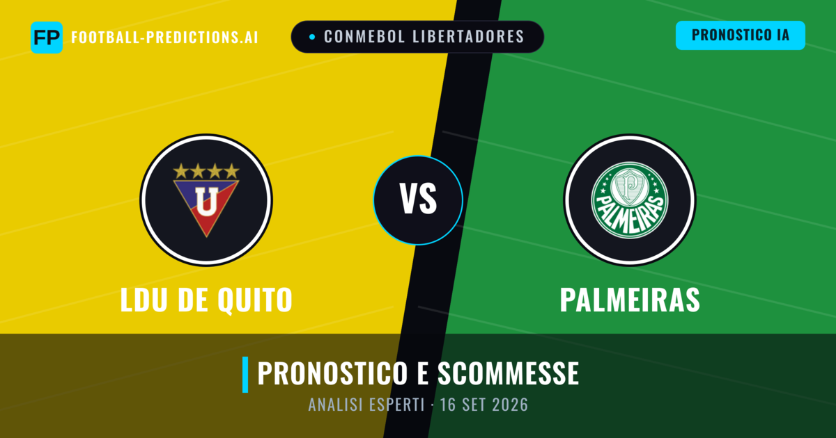 LDU de Quito vs Palmeiras — pronostico e anteprima del match