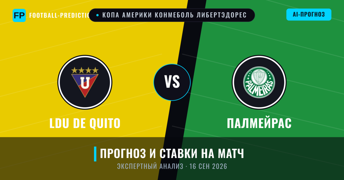 LDU de Quito – Палмейрас — прогноз и превью матча