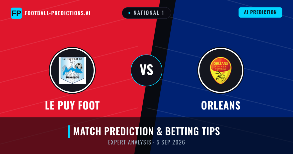 Le Puy Foot vs Orleans — match prediction & preview