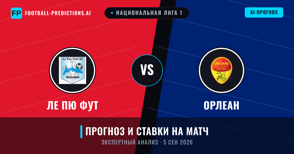 Ле Пю Фут – Орлеан — прогноз и превью матча