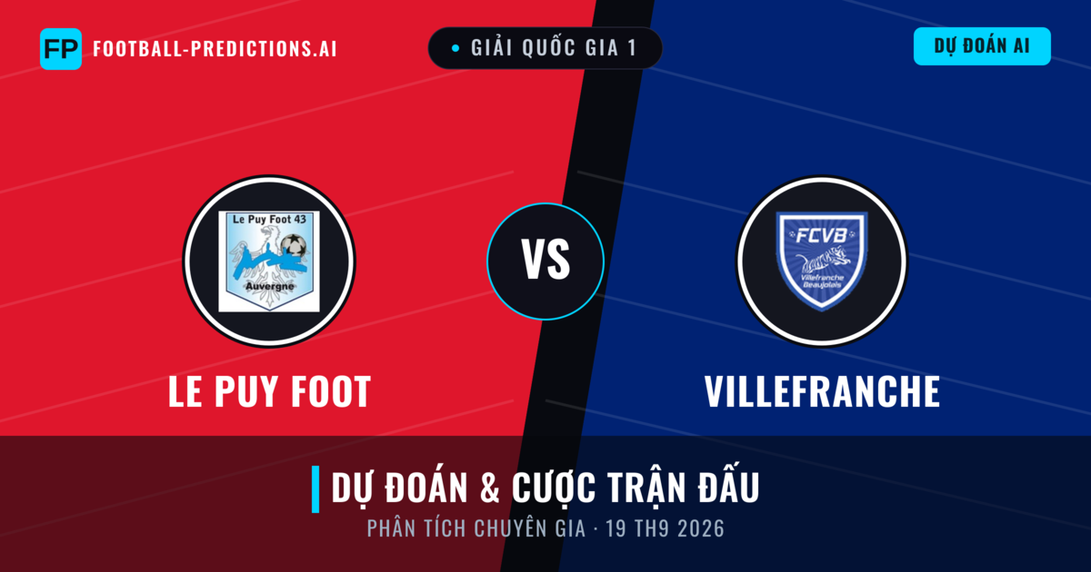 Le Puy Foot vs Villefranche — dự đoán và xem trước trận đấu