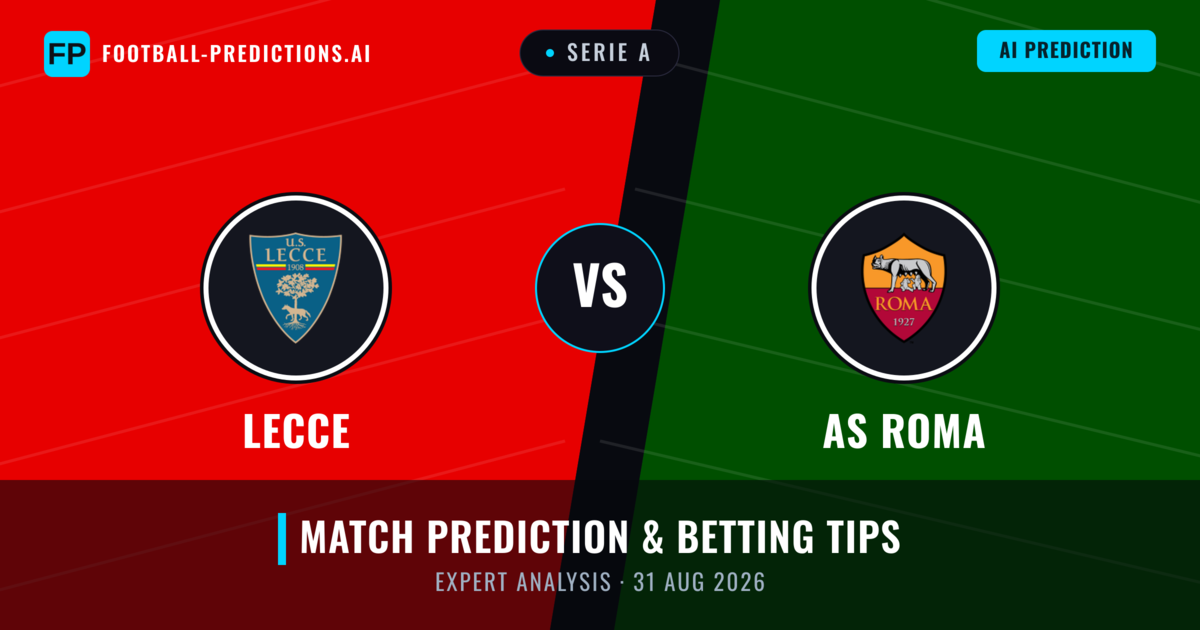 Lecce vs AS Roma — match prediction & preview