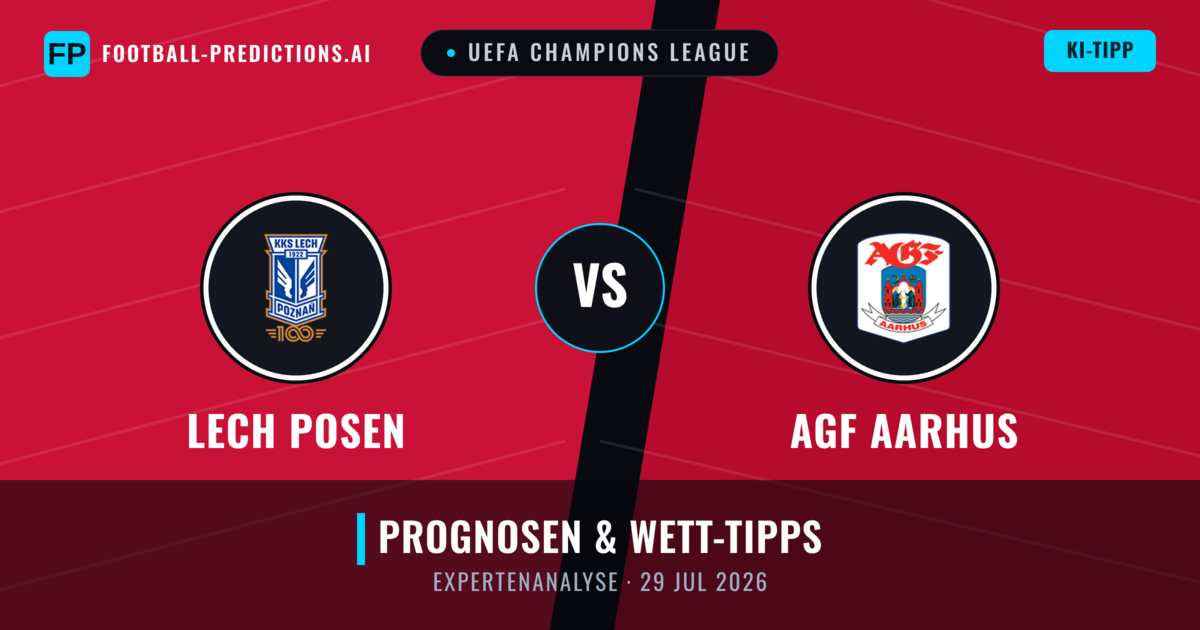 Lech Posen vs AGF Aarhus — Prognose und Spielvorschau