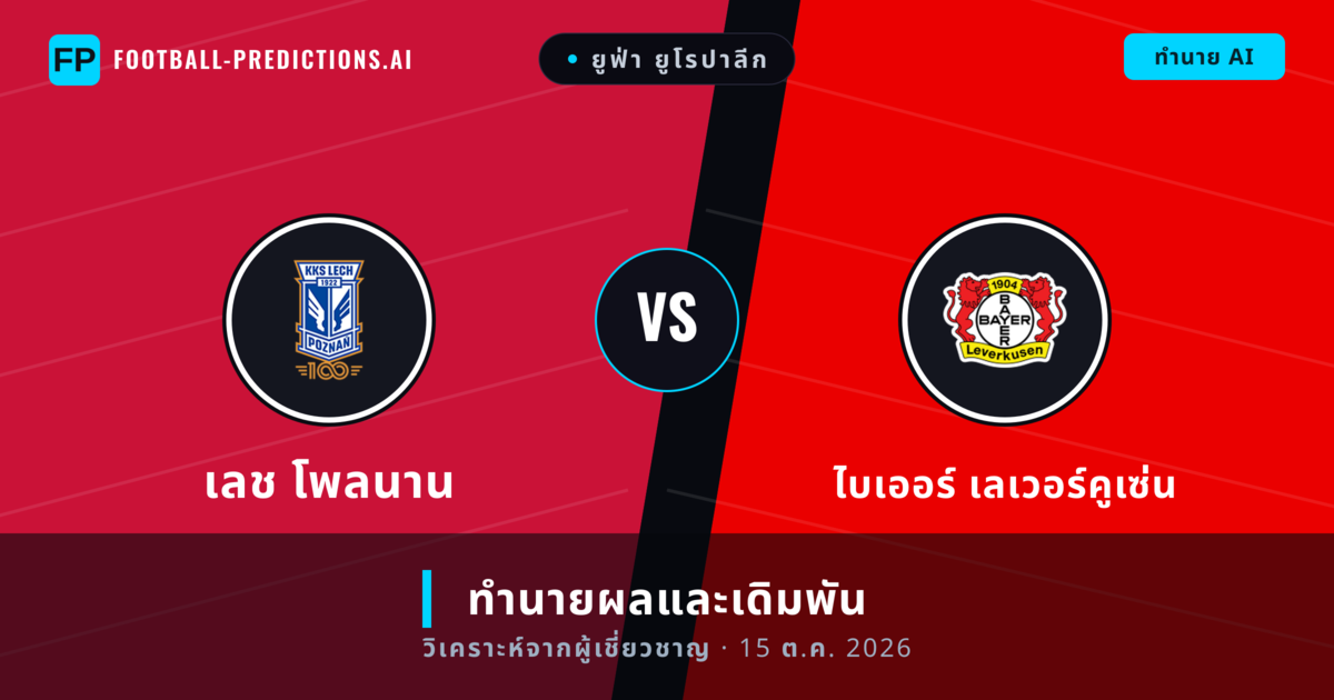 เลช โพลนาน พบ ไบเออร์ เลเวอร์คูเซ่น — ทำนายผลและพรีวิวการแข่งขัน