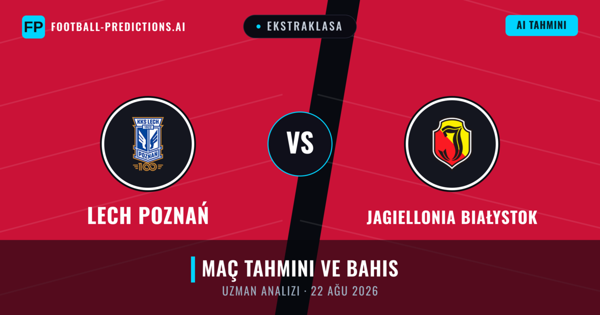 Lech Poznań - Jagiellonia Białystok — maç tahmini ve önizleme