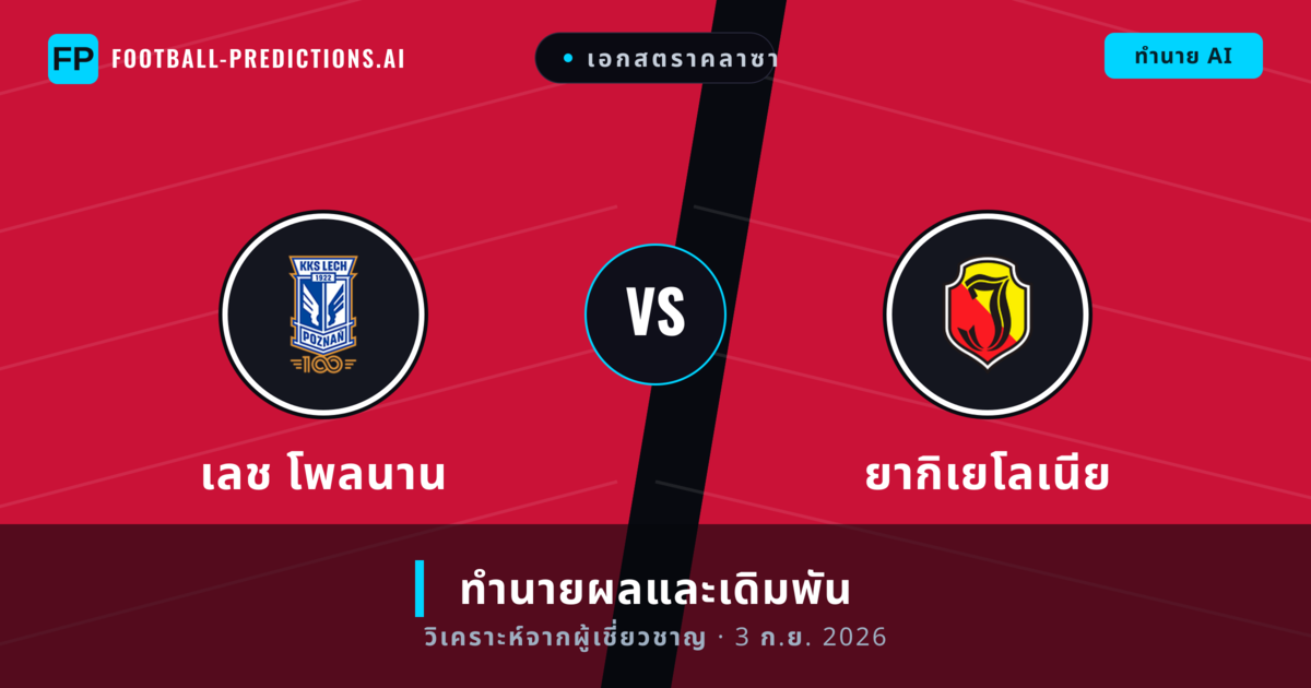 เลช โพลนาน พบ ยากิเยโลเนีย — ทำนายผลและพรีวิวการแข่งขัน