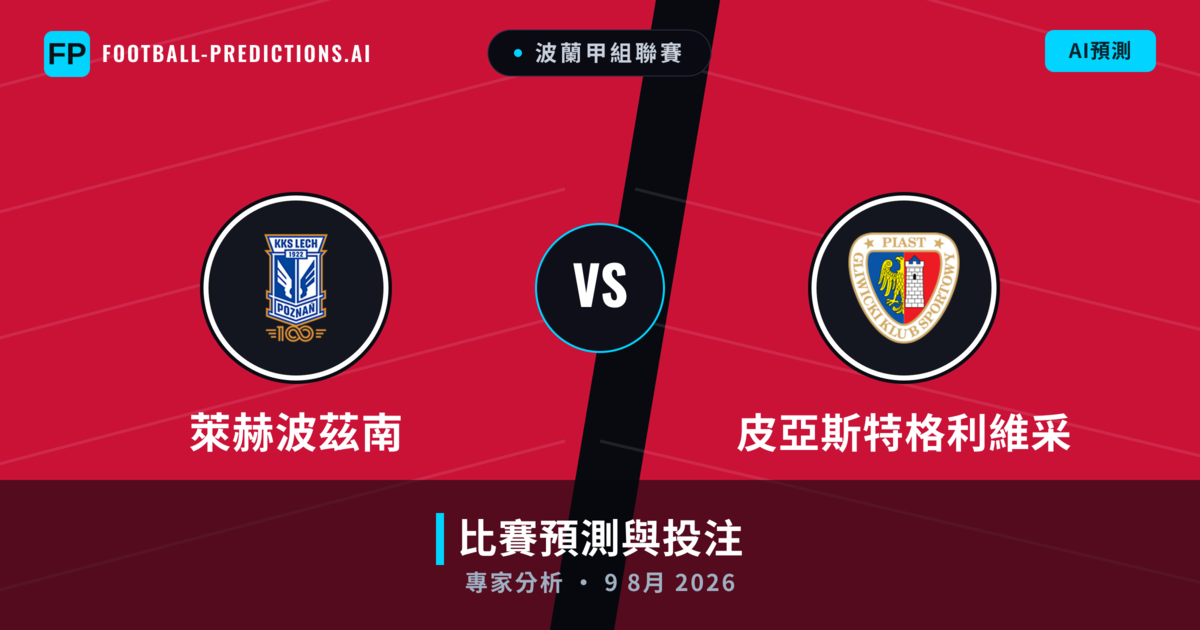 萊赫波茲南 vs 皮亞斯特格利維采 — 比赛预测和前瞻