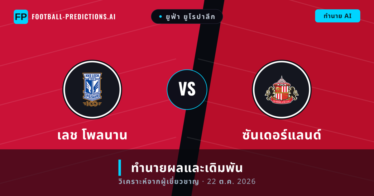 เลช โพลนาน พบ ซันเดอร์แลนด์ — ทำนายผลและพรีวิวการแข่งขัน