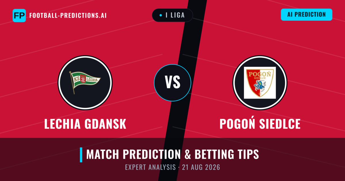 Lechia Gdansk vs Pogoń Siedlce — match prediction & preview