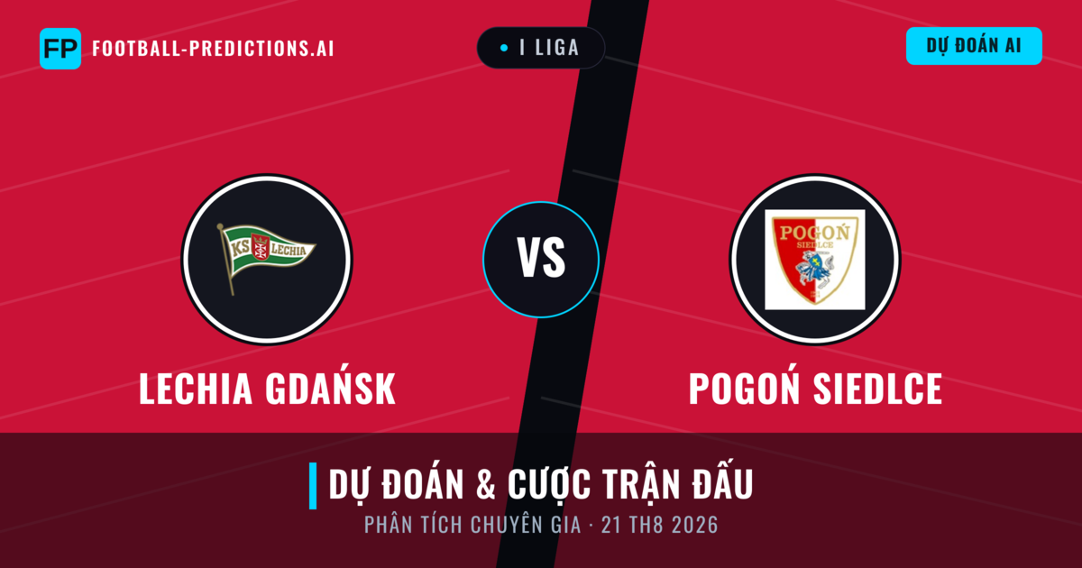 Lechia Gdańsk vs Pogoń Siedlce — dự đoán và xem trước trận đấu