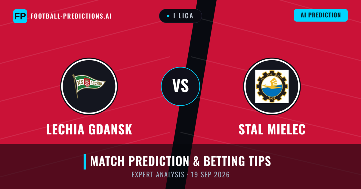 Lechia Gdansk vs Stal Mielec — match prediction & preview