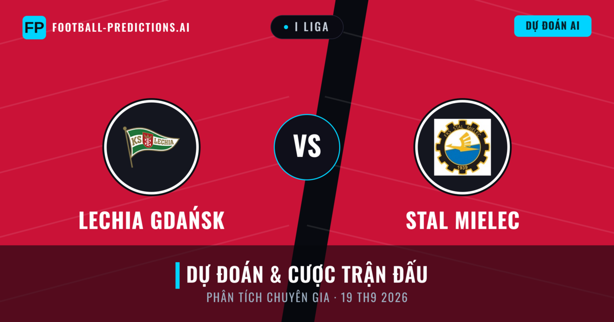 Lechia Gdańsk vs Stal Mielec — dự đoán và xem trước trận đấu