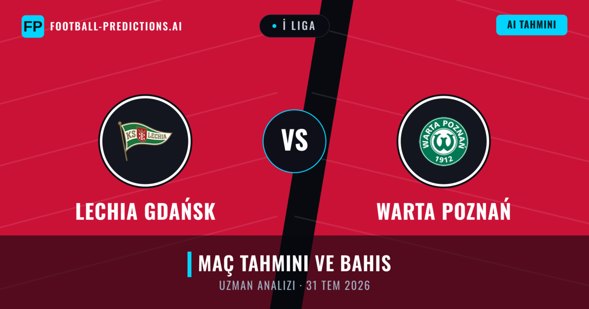 Lechia Gdańsk - Warta Poznań — maç tahmini ve önizleme