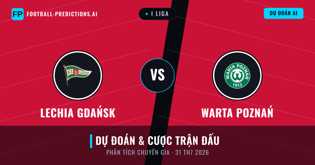 Lechia Gdańsk vs Warta Poznań — dự đoán và xem trước trận đấu