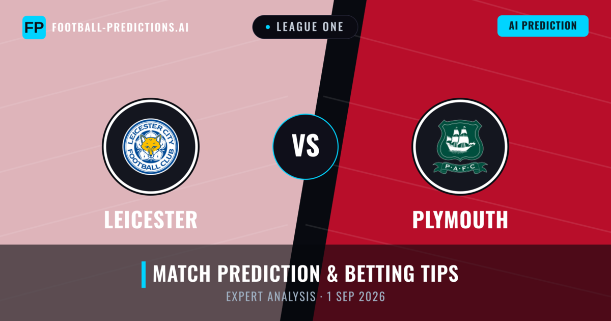 Leicester vs Plymouth — match prediction & preview