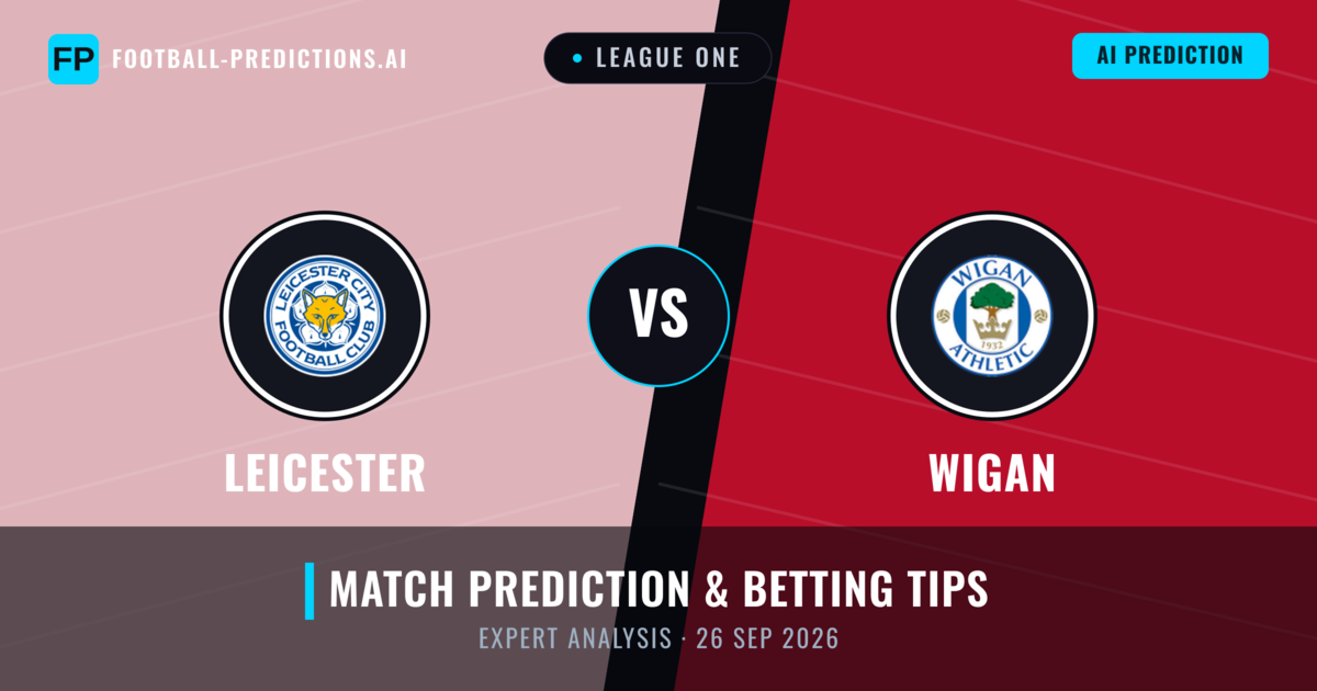 Leicester vs Wigan — match prediction & preview