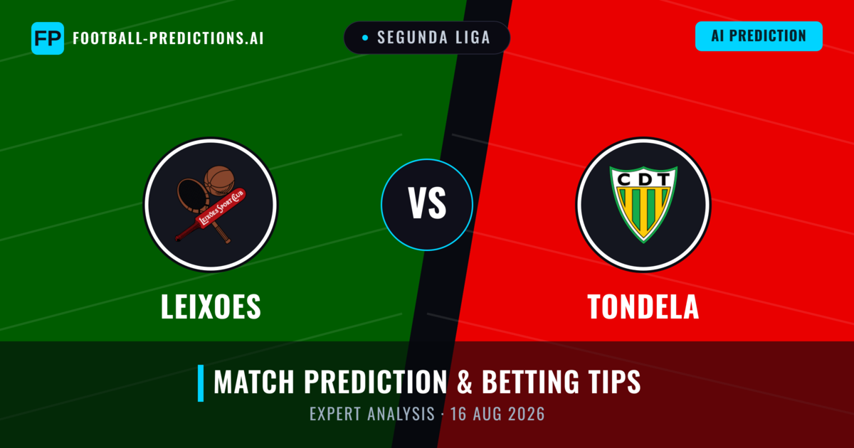 Leixoes vs Tondela — match prediction & preview