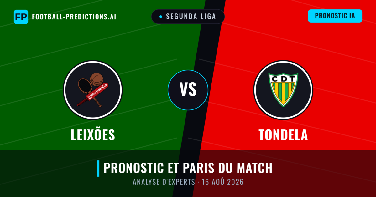 Leixões vs Tondela — pronostic et avant-match
