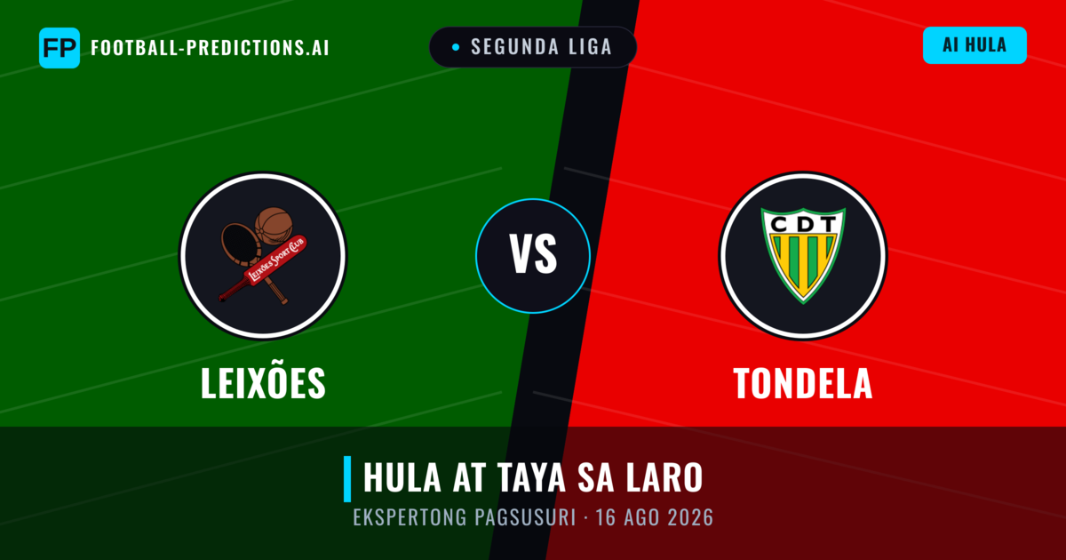 Leixões vs Tondela — hula at preview ng laban