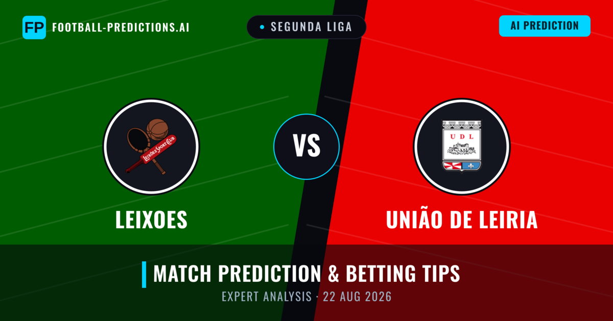 Leixoes vs União de Leiria — match prediction & preview