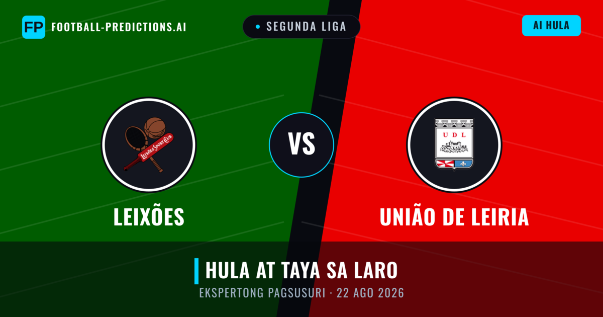 Leixões vs União de Leiria — hula at preview ng laban