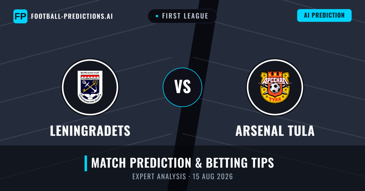 Leningradets vs Arsenal Tula — match prediction & preview