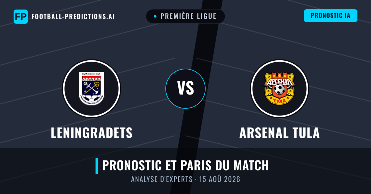 Leningradets vs Arsenal Tula — pronostic et avant-match