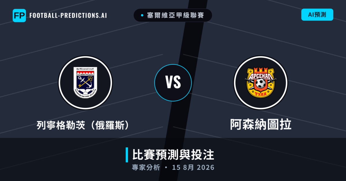 列寧格勒茨（俄羅斯） vs 阿森納圖拉 — 比赛预测和前瞻
