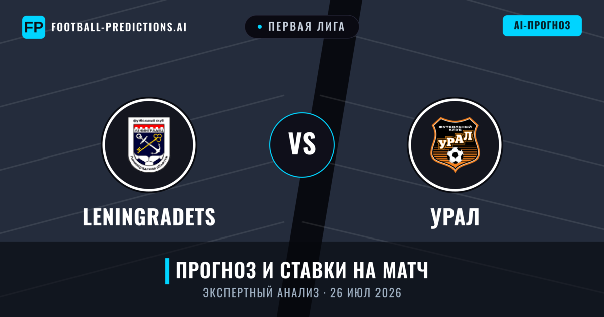 Leningradets – Урал — прогноз и превью матча