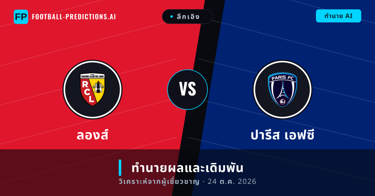 ลองส์ พบ ปารีส เอฟซี — ทำนายผลและพรีวิวการแข่งขัน