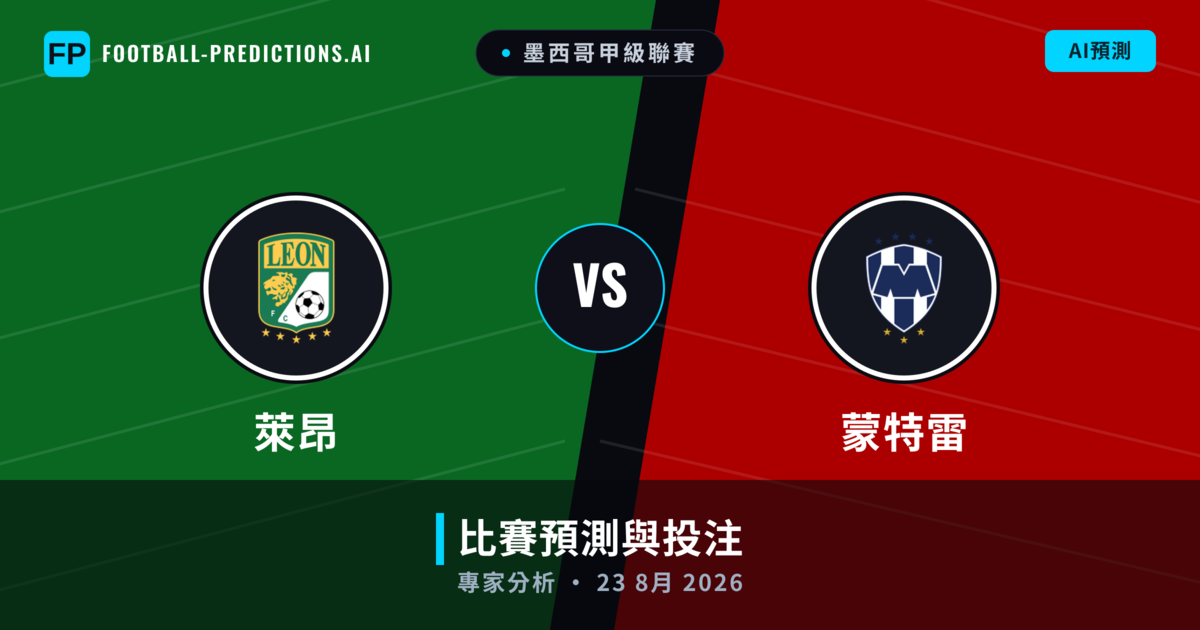 萊昂 vs 蒙特雷 — 比赛预测和前瞻