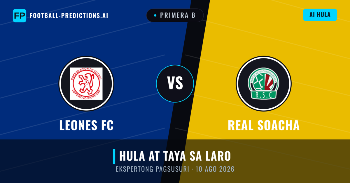 Leones FC vs Real Cundinamarca — hula at preview ng laban