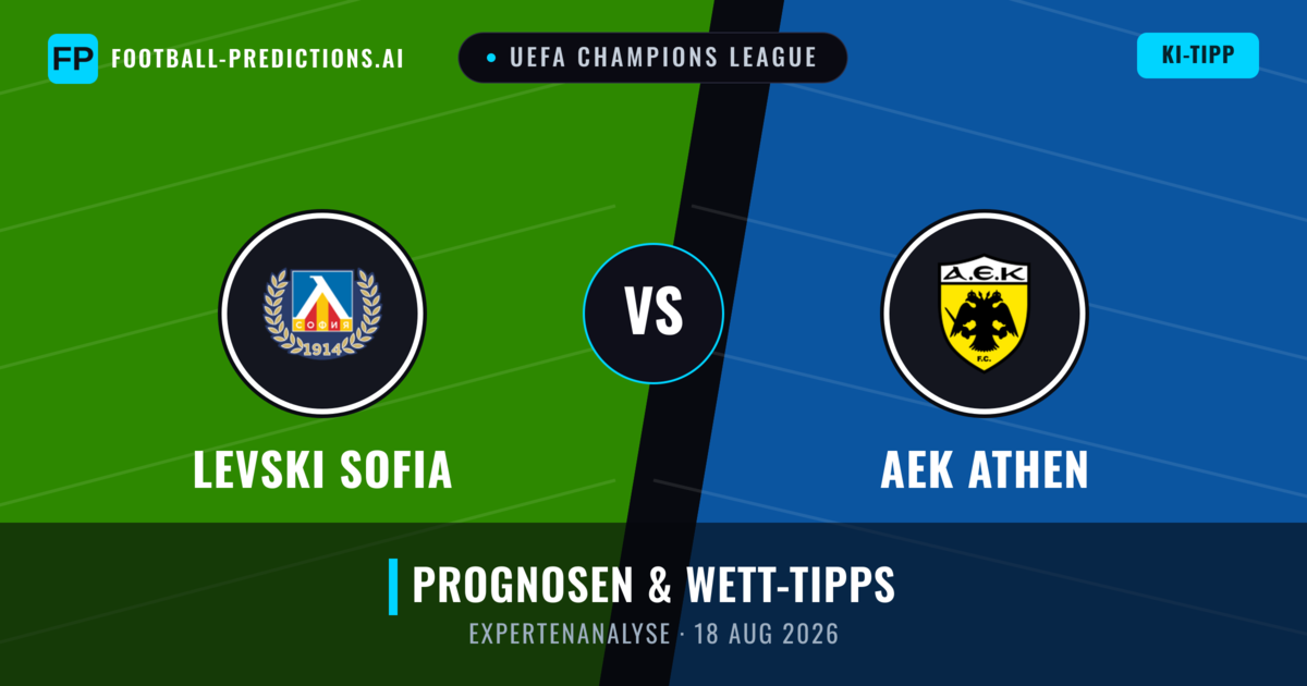 Levski Sofia vs AEK Athen — Prognose und Spielvorschau