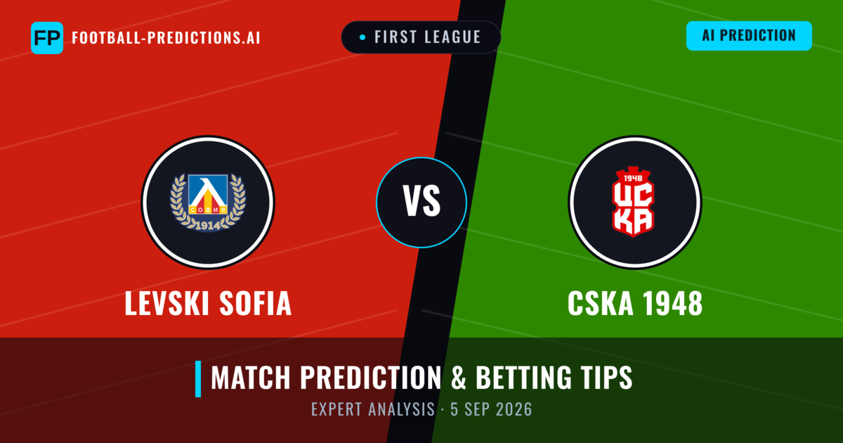 Levski Sofia vs CSKA 1948 — match prediction & preview