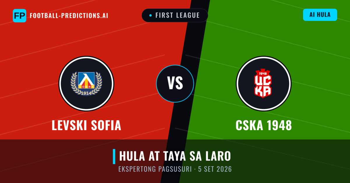 Levski Sofia vs CSKA 1948 — hula at preview ng laban
